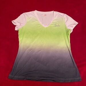 Women’s Large FILA sport top. Multicolor.